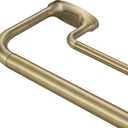 Double Curtain Rods, Wrap Around Curtain Rod for Windows, Internal Splicing 1'' Front and 5/8'' Back Adjustable Curtain Rod with Aluminum Finials and Brackets (Antique Bronze, 28-56")