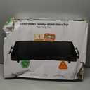 Chefman Electric Warming Tray with Adjustable Temperature Control, Perfect For Buffets, Restaurants, Parties, Events, and Home Dinners, Large 21 x 16 Glass-Top Surface Keeps Food Hot  Black