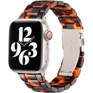 Bestig Resin Band Compatible with Apple Watch Bands for Women 49mm 46mm 45mm 44mm 42mm(Series 1 2 3), Lightweight Waterproof Strap for iWatch Series 11 10 9 8 7 6 5 4 3 2 1 SE Ultra Men