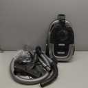 Zefiro Max 1600W Bagless Canister Vacuum Cleaner, 40kPa Powerful Suction, Lightweight, Auto Cord Rewind, HEPA Filter, Corded Vacuum for Floors, Carpets, Pet Hair in Homes & Apartments, Larger Capacity (Gray)