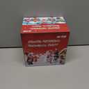 Fake Snowballs 50 Pcs,Snowballs for Kids Indoor,Snow Fight Balls,Soft Artificial Outdoor Snow Balls,Parent Child Throwing Game Christmas Decor Party Supplies,with 50pcs Christmas Stickers