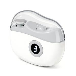 Electric Nail Clipper, 3-Speed Adjustable Electric Nail Clippers for Seniors, Adults & Babies, Automatic Nail Clippers Trimmer with Display Screen, Nail Care for Fingernails and Toenails (White)
