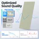4 Pack High Density Large Acoustic Panel Sound Absorbing with Self-Adhesive
