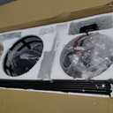 Fanbulous 65" Farmhouse Ceiling Fans with Lights and Remote,Industrial Large Ceiling Fan with 6-Speed Reversible DC Motor and 6 Dual Finish Blades,Black Ceiling Fan with Light for Living bedroom Patio