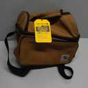 Carhartt 12 Can Two Compartment Lunch Box | Durable, Fully-Insulated Lunch Bag for Women & Men, Large Lunchbox (Carhartt Brown) (One Size)