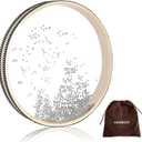 10 Inch Ocean Drum Sea Drum, With Hardwood Shell and Steel Beads- Sound Healing Instrument for Meditation, Relaxation, Yoga, Stress Relief Includes Carry Bag(10in)