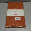 maxmill Weaved Texture Rectangular Tablecloth Water Resistance Antiwrinkle Spillproof Soft Fall Table Cloth for Dining Room, Thanksgiving Parties and Halloween Holiday Dinners, 60 x 108 Inch, Rust