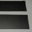 uxcell 2pcs Door Kick Plate, 6 x 28 Inches Aluminum Kick Plate Door Plate, 1.5mm (1/16 Inch) Thickness, for Exterior Front Door or Back Door, Black