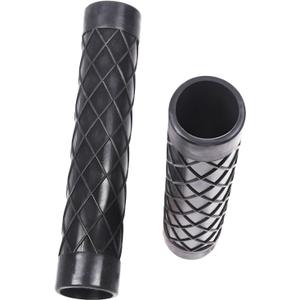 Kayak Paddle Grip, Anti Slip Silicone Sleeve Grip, Anti Foaming, Kayak Accessories, Suitable for Detachable Paddles with Diameter of 30mm/1.18 Inches. (Black 2 Pcs)