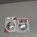 2pc 3 Adjustable large Round Stick-on Convex Spot Mirror, big HD Glass Convex Rear View Mirror,Strong Adhesive Blind Spot Mirror for Car, Van, SUV and Trucks (3"(75mm), Silver frame)