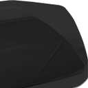 Black Door Mirror Covers for 2004 2005 2006 2007 2008 2009 2010 2011 2012 2013 2014 Volvo VNL Series Semi Trucks (Painted, Drive left)
