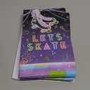 Outego 24 Roller Skating Goodie Bags for Glow Party Birthday, Skate Favor, Neon Party Supplies