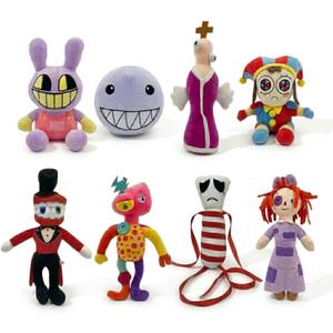 Plush Toy Set of 8 – Soft & Colorful Stuffed Animal Plushies for Kids, Toddlers & Collectors – Cute, Cuddly Plush Set for Gifting, Travel, Playtime & Room Decor