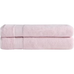 Ozdilek 2-Piece Bath Towels, 30x60 550GSM 30x60 Inches, 100% Turkish Cotton, Luxury Quick Dry, Extra Large, Fade-Resistant, Eco-Friendly, Spa Towel, Cotton Towel (Mauve Pink)