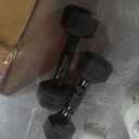 CAP 50 lbs Coated Dumbbell Set | 5lb and 20lb