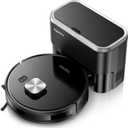 MAMNV Robot Vacuum and Mop, 11500 Pa Suction, 3-in-1 Robotic Vacuum with Smart LiDAR Navigation, 90 Day Self-Emptying,160 Min Runtime,App/Alexa/Voice Control, Ideal for Pet Hair, Carpet & Hard Floor (Silver)