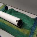 Blissun 7.2' Beach Umbrella with Sand Anchor, Outdoor Portable Beach Umbrella for Sand with Tilt Pole, Carry Bag, Air Vent (Green)