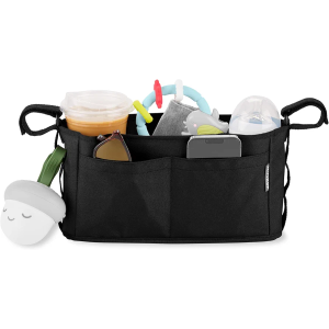 Skip Hop Universal Stroller Organizer, Grab & Go Ultra, Black