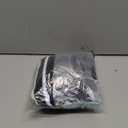 Adisputent Womens High Waisted Bikini Color Block Swimwear Bandeau Top Sports Style Scoop Crop Swimsuit 2 Piece Bathing Suits (XX-Large, Black With White)