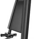 Door Jammer Door Stopper, Portable Door Security Lock for Travel/Apartment/Safety Self Defense/Personal Protection, Aluminum Alloy Anti-Slip Door Lockdown Security Device (Black)