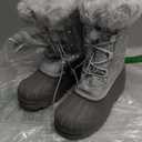 K KomForme Boys & Girls Snow Boots Insulated Fur Lined Warm Anti-Slip Waterproof Winter Boot (Toddler/Little Kid/Big Kid) Size 1