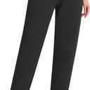 Weintee Women's 36" Inseam Tall Cotton Sweatpants Long Length (Black, S)