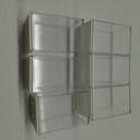 6 PCS Display Boxes Clear Acrylic Figures Display Case Stackable Blind Box for Collectibles-Figures, Fully Assembled Dustproof Storage Organizer Box for Lego Collectibles Action Figures Pop Mart