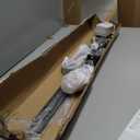 SMARTSTANDARD 6.6FT Barn Door Hardware kit, Barn Door Track, Sliding Door Hardware kit, Smoothly and Quietly -Heavy Duty Sturdy -Easy to Install, Fit 36"-40" Wide Panel (I Shape Hanger)