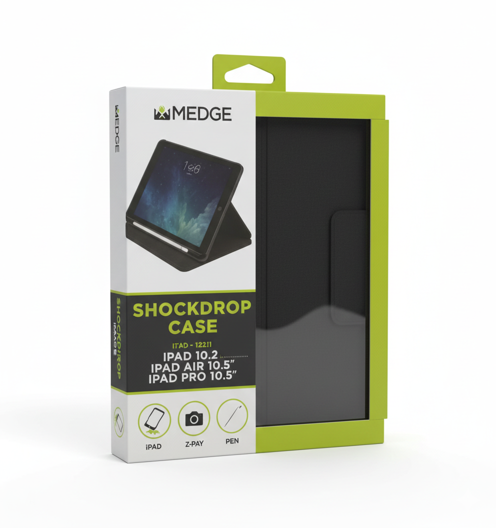 Medge Shockdrop Case Fits Ipad 10.2" Gen 7,8+9 Ipad Air 10.5" Ipad Pro 10.5"