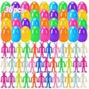 Labrostar 36Pack Prefilled Easter Eggs with Squeeze Toys Inside Bright Colorful Filled Squeeze Toys Easter Basket Stuffers Easters Egg Fillers Egg Hunt Party Favors Classroom Prize Supplies