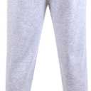 Ultra Game Men's NBA Official Super Soft Game Day Jogger Sweatpants (Gray, XXL)