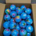 60 Pcs Globe Squeeze Balls Bulk,2.5 inch Earth Stress Relief Balls,Soft Foam Stress Ball Toy for Finger Exercise, Foam Squeezable Balls Classroom School Office Party Favors