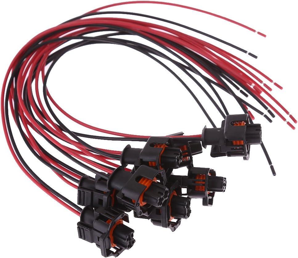 Fuel Injector Connector Harness Plug For 6.6L Duramax LLY, LBZ (Pack of 8)