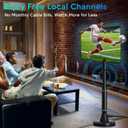 TV Antenna for Smart TV Indoor, 2026 Digital TV Antenna for Local Channels | Long Range 360 Reception Digital Antenna for Smart TV Indoor for All TVs, Easy to Install, Supports 4K 1080p 16FT Cable