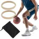 3 x Patellar Tendon Support Strap, Knee Brace for Men Women - Patella Bands Pain Relief for Basketball, Pickleball Running Hiking (2 Pack) (Beige)