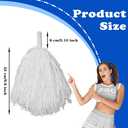 Lovecheer 24PCS Pom Poms Cheerleading Plastic Cheerleader Pom Poms with Handle Cheering for Sports Spirited Dance Party Performance