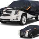 Cotryvox Large SUV Car Cover for Cadillac Escalade 100% Waterproof All Weather, Heavy Duty Outdoor Full Exterior Covers Rain Sun Wind UV Protection.