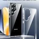 3 x for Samsung Galaxy S25 Ultra Case Clear [Military-Grade Protection] Anti-Scratch Hard Back Secure Grip & Soft Bumper Slim Anti-Yellow Phone Cases Women Men for Samsung Galaxy S25Ultra, Clear