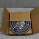 Electrical Conduit Kit 1/2'' 6FT Grey Electrical AC Whip Kit, Liquid-Tight Flexible Electrical Conduit with 90 Degree and Straight Connector Fittings