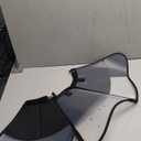 Soft Dog Cone, Stop Licking Deep Pet Recovery Collar After Surgery for Large Medium Dogs, Clear Plastic Breathable Elizabethan Head Neck Circle, Adjustable Comfortable Cones 25cm /10" Long (XL Black)