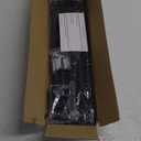 Alskarhem Black Curtain Rods for Windows 30 to 116 Inch,5/8 Inch Small Curtain Rod Set With Brackets