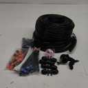 Drip Irrigation System for Watering Garden: 65FT Hydroponic Misting Device Kit with Tubing Hose for Potted Plants Outdoor Indoor Greenhouse Patio Raised Growing Flower Bed Lawn Tree
