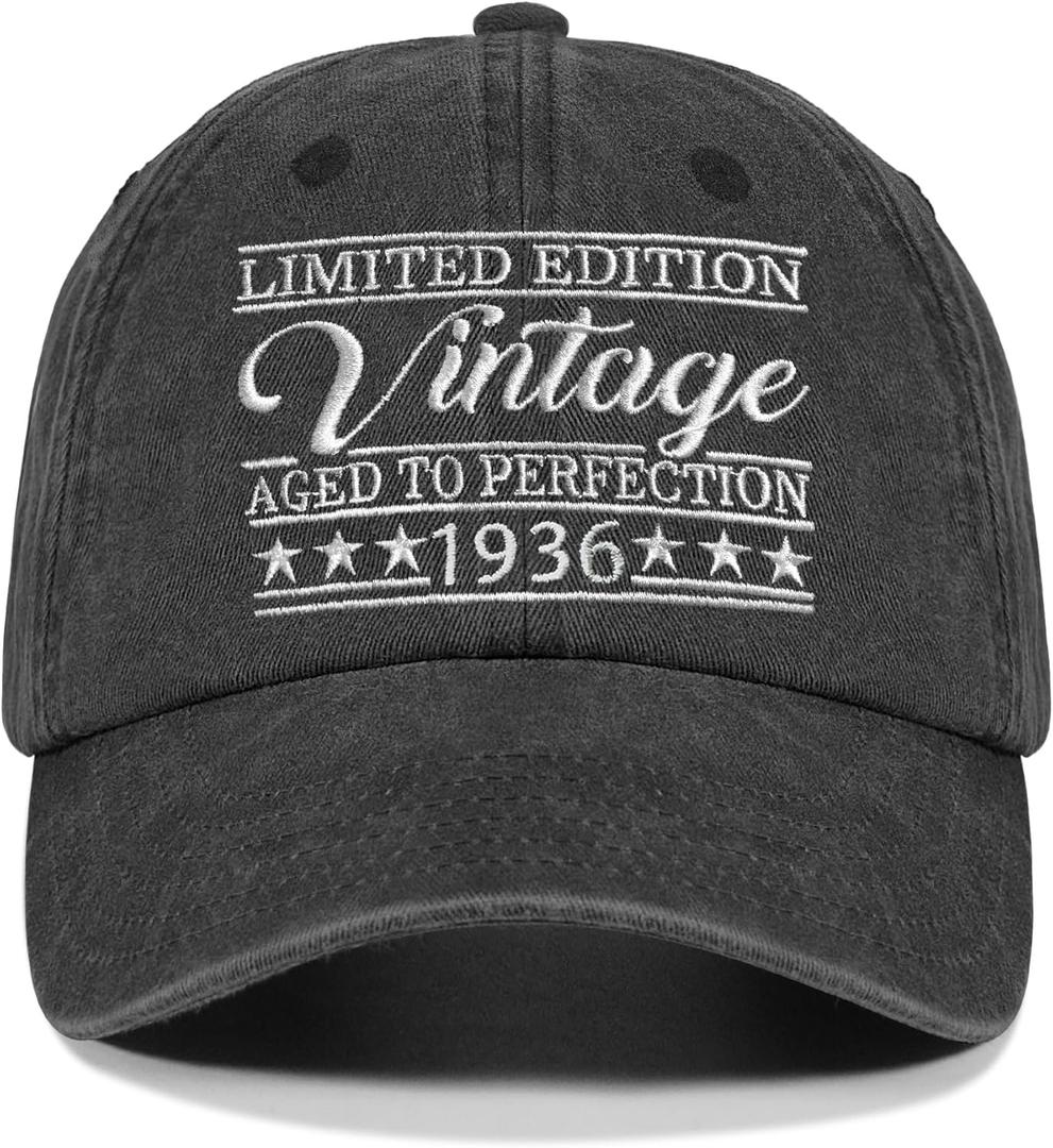 Birthday Gifts for Him Her, Unique Ideal Gifts Cap for Men Women, Vintage Hat Baseball Cap