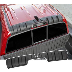 Powoq Truck Cab Roof Protector Compatible with 2016-2023 Toyota Tacoma Rear Roof Protector Upgraded TPE Replacement for 2016-2023 Toyota Tacoma Accessories