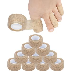 10 PCS Toenail Bandages Women Men for Toe Protector, Toe Caps & Toe Covers Bandages Set for Missing Falling Off Toenail, Toe Cushions for Pain Relief, Ingrown Toenail Treatment (Beige)