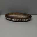 Mango Wood Decorative Bowl for Table Centerpiece Dining Living Room Home Kitchen Décor