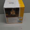 Alpine Corporation WCT202 Indoor Tabletop Tiered Water Fountain Featuring 3 Candles for Desktop and Table, 11", Brown