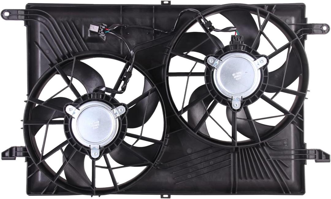 Replacement Cooling Fan Extra Silent for 2009-2017 Chevrolet Traverse/ 2008-2017 Buick Enclave/ 2007-2017 CMC Acadia/ 2007-2010 Saturn Outlook | 25927026 | GM3115219 | 621-390