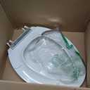 KOHLER K-4775-0 Brevia Round Toilet Seat with Quick-Release Hinges And Quick-Attach Hardware For Easy Clean, White