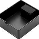 Normcore Compact Espresso Knock Box, Metal Coffee Knock Box, Heavy-Duty Knockbox, Anodized Aluminum, Espresso Accessories for Coffee Grounds, Black